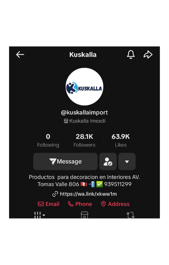 Kuskalla Import antes