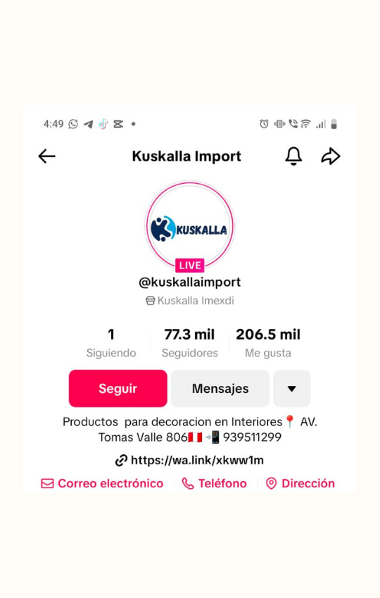 Kuskalla Import después